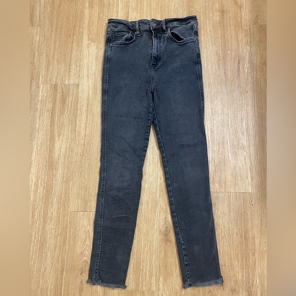 We The Free Dark Gray Skinny Jeans